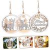 Christmas Party Decoration Wooden Pendants (2) - Image 3
