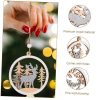 Christmas Party Decoration Wooden Pendants (2) - Image 4