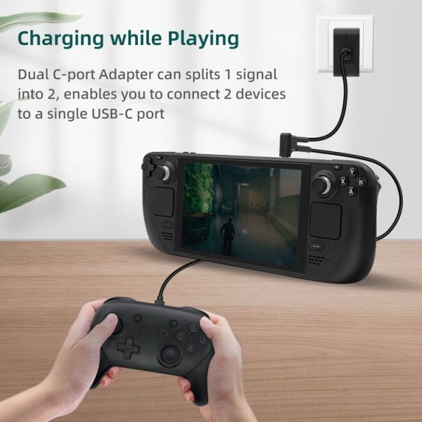 JYS JYS-SD015 8pcs / set Raptor Protective Kit With Bracket For Switch / Switch OLED / Switch Lite / Steam Deck (Black) - Image 7