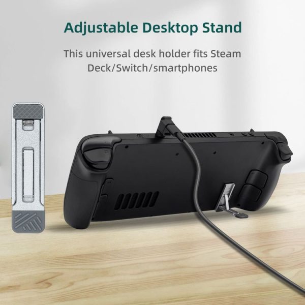 JYS JYS-SD015 8pcs / set Raptor Protective Kit With Bracket For Switch / Switch OLED / Switch Lite / Steam Deck (Black) - Image 8