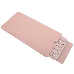 Logitech K380 Leather Keyboard Thin and Lightweight Portable Liner Bag Waterproof Protective Cover (Pink)