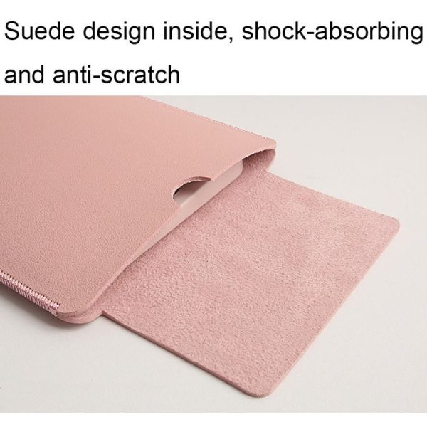 Logitech K380 Leather Keyboard Thin and Lightweight Portable Liner Bag Waterproof Protective Cover (Pink) - Image 5