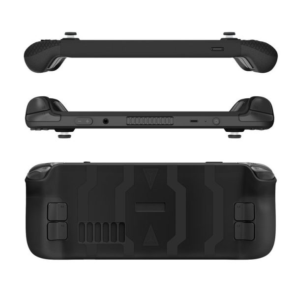 JYS JYS-SD011 For Steam Deck 7pcs / set Host Silicone Case With Joystick Cap+Touch Board Sticker Set (Red) - Image 2