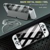 HAIFVA HF-207 For Switch OLED Split Crystal Shell TPU+PC Transparent Protective Case - Image 6