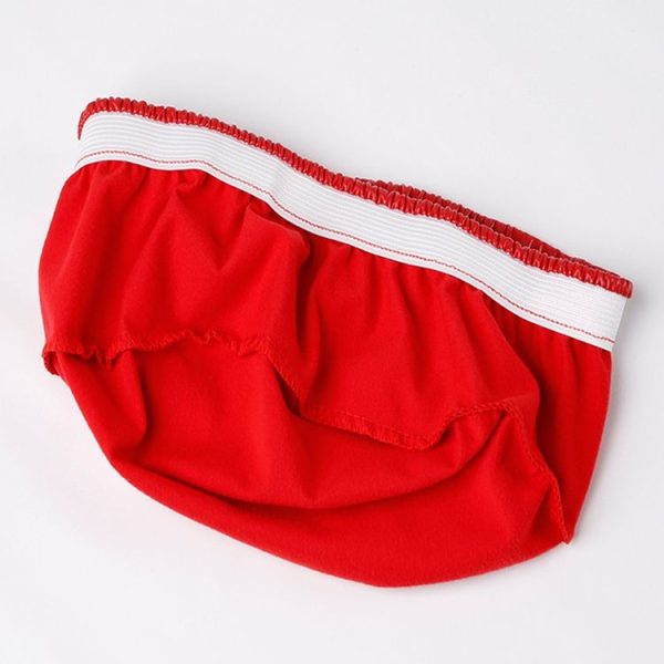 Diameter 28-35cm Simple PU Leather Stretch Round Stool Cover Waterproof Lift Chair Cover (Red) - Image 4