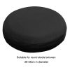 Diameter 28-35cm Stretch Round Stool Sleeve Swivel Round Chair Covers (Red) - Image 3