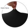 Diameter 28-35cm Stretch Round Stool Sleeve Swivel Round Chair Covers (Red) - Image 4