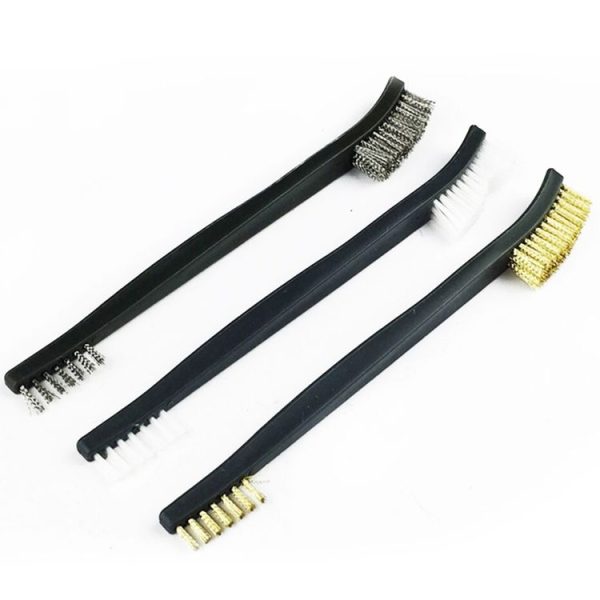 Double-end Steel Wire Pipe Brush Scratch Brush for Detailing Cleaning Welding Slag and Rust - Image 4