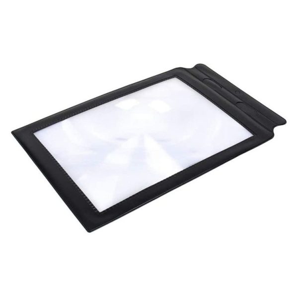 A4 Magnifying Glass Reading Handheld Soft PVC Full Page 3X Magnifier - Image 3
