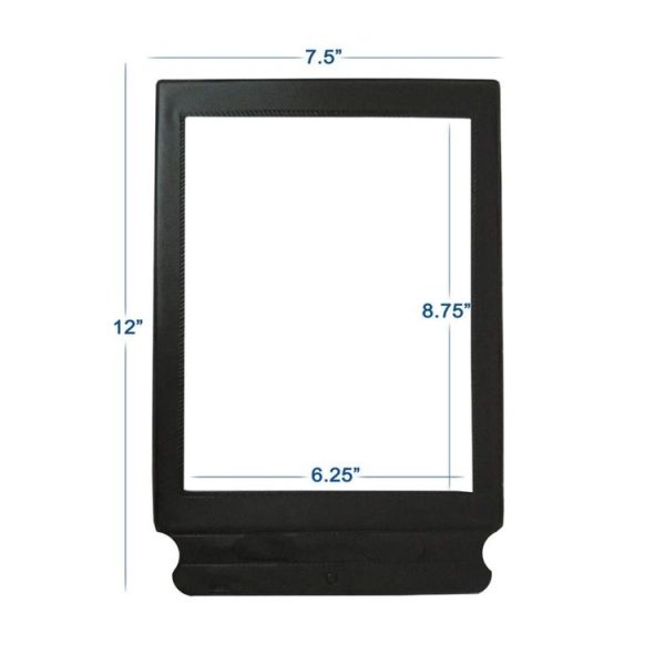A4 Magnifying Glass Reading Handheld Soft PVC Full Page 3X Magnifier - Image 4