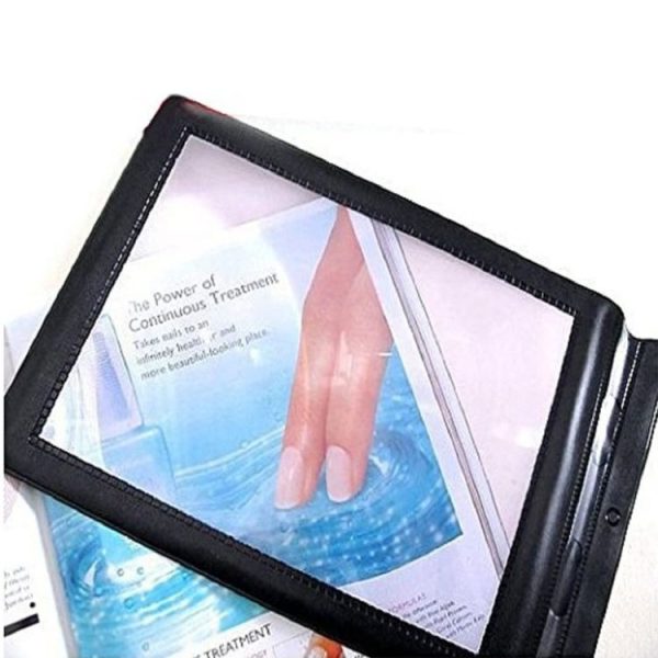 A4 Magnifying Glass Reading Handheld Soft PVC Full Page 3X Magnifier - Image 6