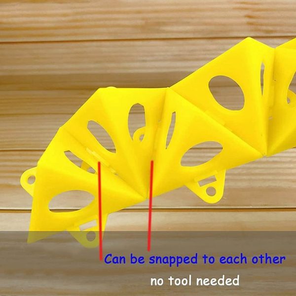 10pcs / Pack Woodworking Paint Pyramid Stands Cone Support Stand (Red) - Image 5
