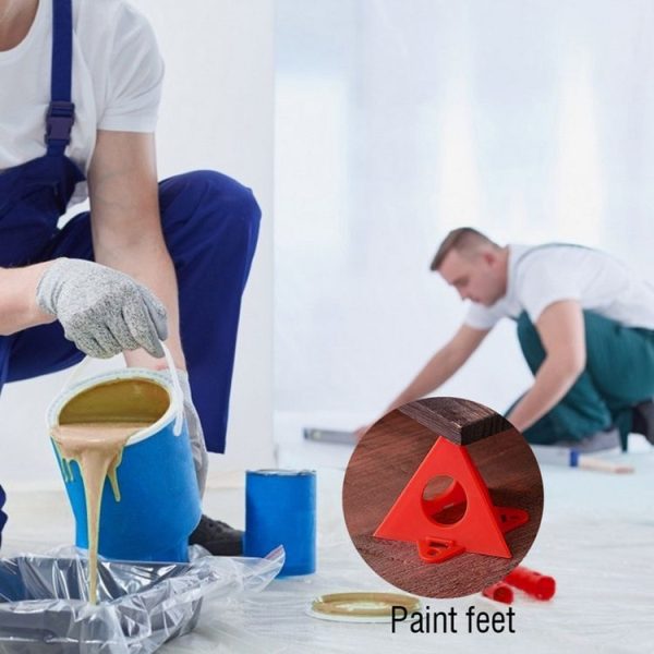 10pcs / Pack Woodworking Paint Pyramid Stands Cone Support Stand (Red) - Image 7