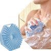 Silicone Body Bath Brush Shower Scrubber (Blue) - Image 2