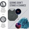 Silicone Body Bath Brush Shower Scrubber (Blue) - Image 3