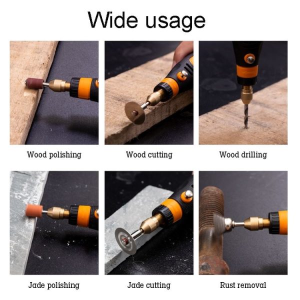 HILDA 3.6V Electrical Grinder Pen Precision Carving Micro Power Drill, Model: Rotary Tool - Image 6