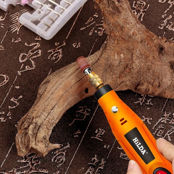 HILDA 3.6V Electrical Grinder Pen Precision Carving Micro Power Drill, Model: Rotary Tool - Image 7