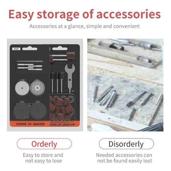 HILDA 17pcs / Set Woodworking Angle Mill Accessories Grinding Accessories Set - Image 4