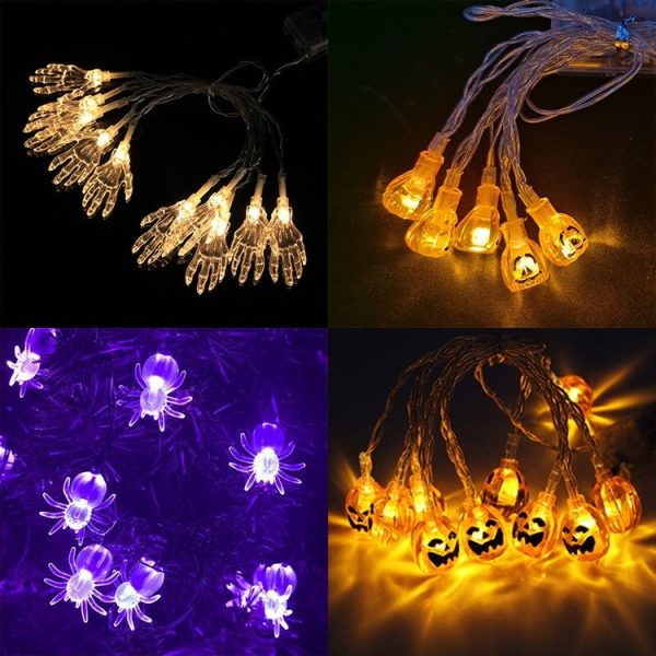 Warm White 1.5m 10LEDs Halloween LED Cartoon Atmosphere Decorative Light String (Conventional Pumpkin) - Image 3