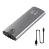 Blueendless 2809 General Dual Protocol Wiring C-A M.2 Mobile Hard Disk Case SSD External Solid Hard Drive Enclosure Box