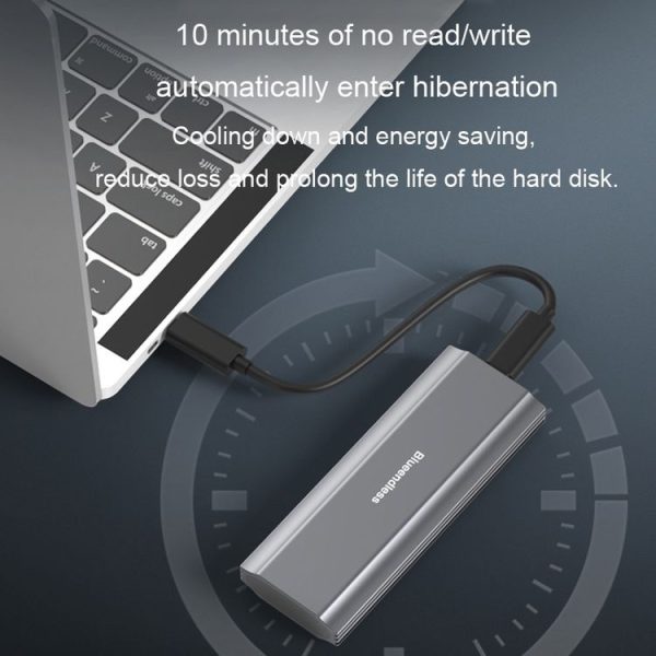 Blueendless 2809 General Dual Protocol Wiring C-A M.2 Mobile Hard Disk Case SSD External Solid Hard Drive Enclosure Box - Image 7