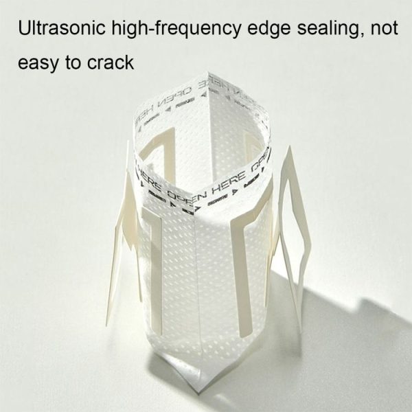 50pcs / Pack Ear-mounted Coffee Filter Portable Drip Coffee Filter Paper Coffee Powder Filter Bag - Image 3