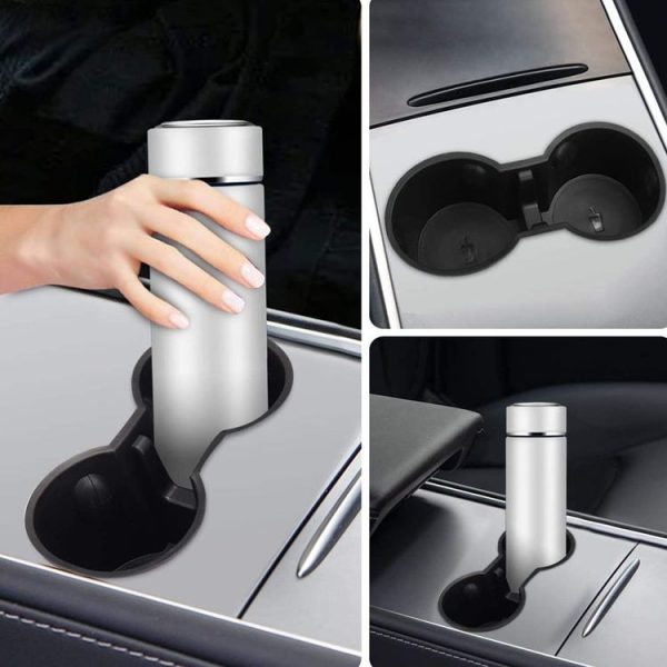 Tesla Model Y / 3 Water Cup Limited Device Center Control Water Cup Holder (Gray) - Image 10