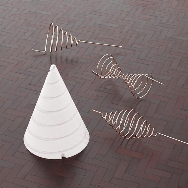 Small Size 6.2 x 3.5 cm Portable Gardening Copper Wire Antenna Jig Horticultural Coil Wrap Jig - Image 6
