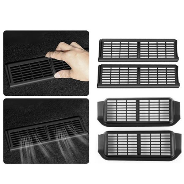 Tesla Model Y 1pair Car Under-seat Vent Protection Cover Decoration Accessories - Image 2