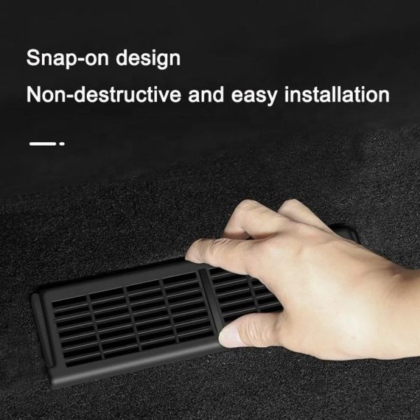 Tesla Model Y 1pair Car Under-seat Vent Protection Cover Decoration Accessories - Image 6