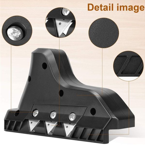 Plasterboard Cutting Angle Planer 45 / 60 Degree Bevel And Right Angle Chamfering Machine (Black) - Image 4