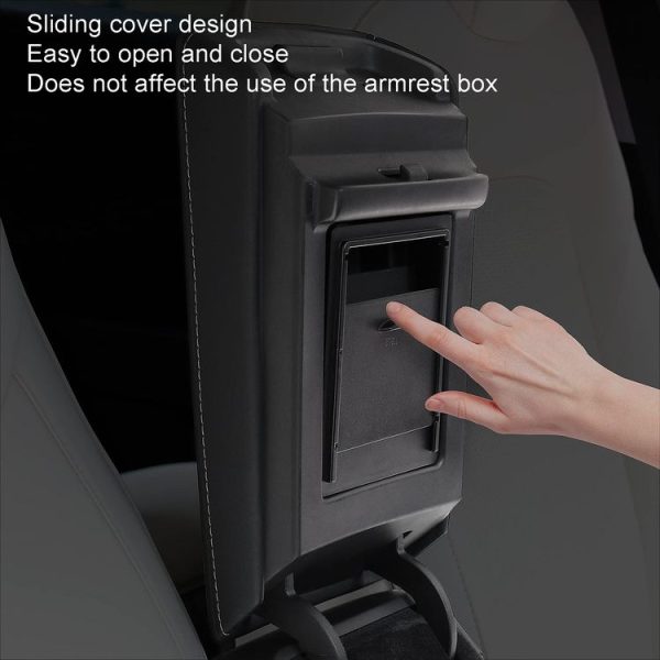 Tesla Model Y / 3 Armrest Hidden Storage Box Central Control Storage Box - Image 4