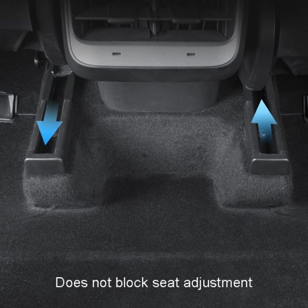 4pcs / Set For Tesla Model Y / 3 Seat Slide Anti Kick Plug Pulley Protective Cover Interior Modification Accessories - Image 5