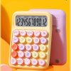 12-Bit Dopamine Flex Keyboard Calculator Candy Color Office Student Calculator (Sky Blue) - Image 4