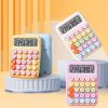 12-Bit Dopamine Flex Keyboard Calculator Candy Color Office Student Calculator (Sky Blue) - Image 7