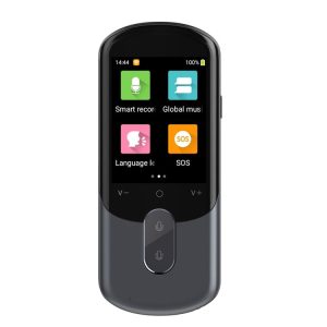 2.88-inch HD Screen WiFi Translator 139 Languages Voice Translator Photo Recording Translator Pen (Dark Gray)