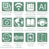 2.88-inch HD Screen WiFi Translator 139 Languages Voice Translator Photo Recording Translator Pen (Dark Gray) - Image 6