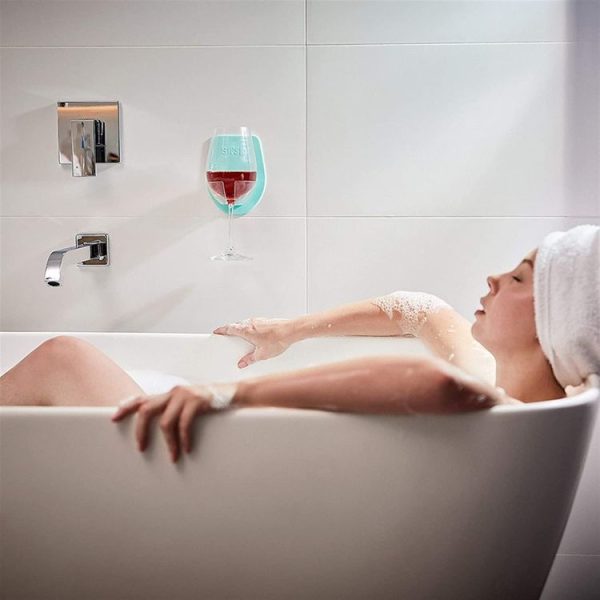 Suction Cup Wine Glass Holder Home Red Wine Cup Boat Storage Rack (Grey) - Image 6