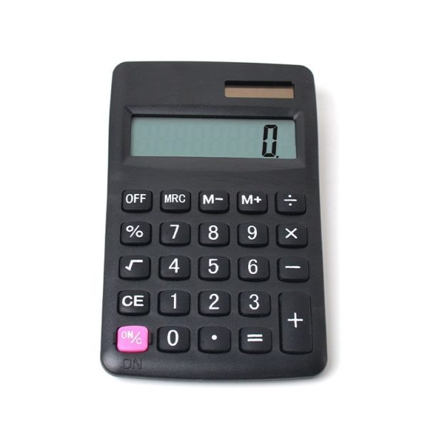8-digit Candy Colored Solar Calculator Multifunctional Mini Student Electronic Calculator (Pine Stone Green) - Image 2