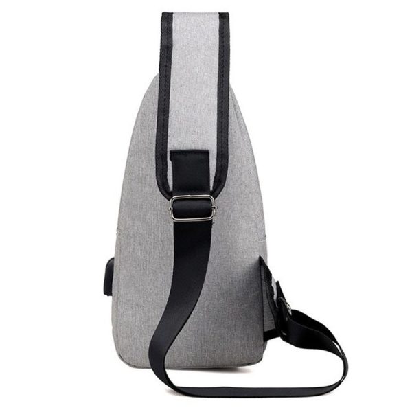 MeiJieLuo Simple Men Chest Bag Sports Youth Shoulder Crossbody Bag (Blue) - Image 4