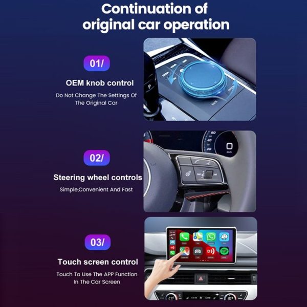 Wired to Wireless Carplay Box Android Auto for Car Interconnection (2Air) - Image 10