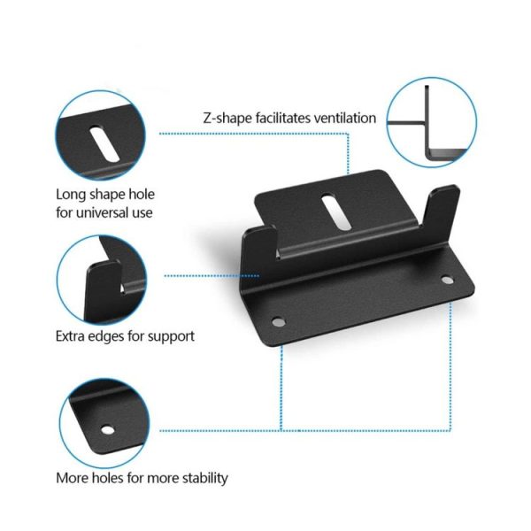 4pcs / Set Aluminum Solar Panel Mounting Bracket (Black) - Image 4