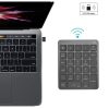 KN-980 28 Keys Portable Wireless Digital Quiet Keypad Computer External Digital Password Keypad (Gray) - Image 11