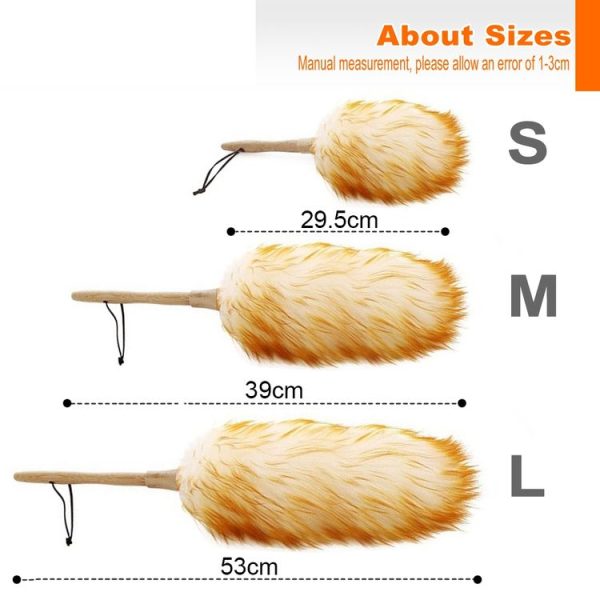 Wool Duster Household Car Dust Cleaning Duster, Size: L - Image 3