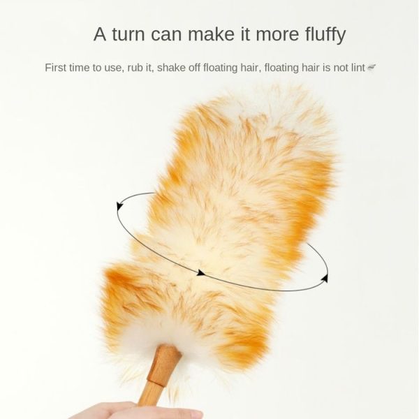 Wool Duster Household Car Dust Cleaning Duster, Size: L - Image 5