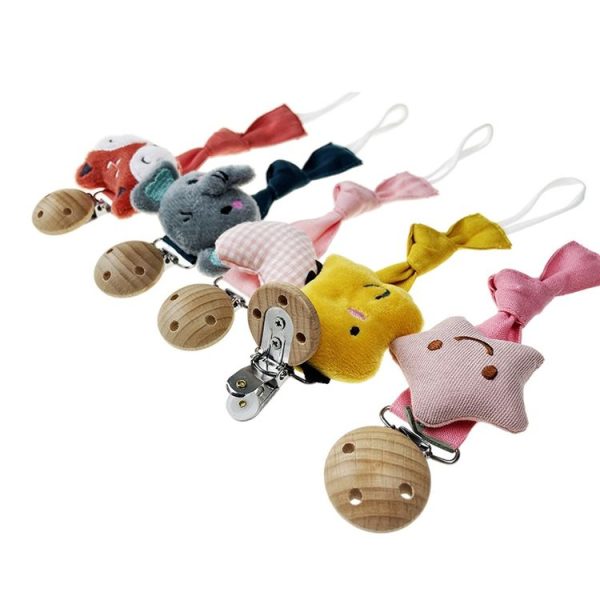 Animal Head Pacifier Chain Newborn Pacifier Clip, Style: Lion - Image 2
