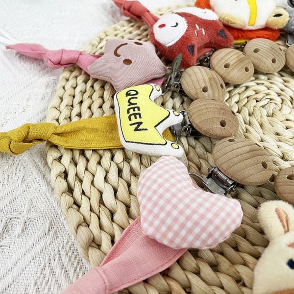 Animal Head Pacifier Chain Newborn Pacifier Clip, Style: Lion - Image 6