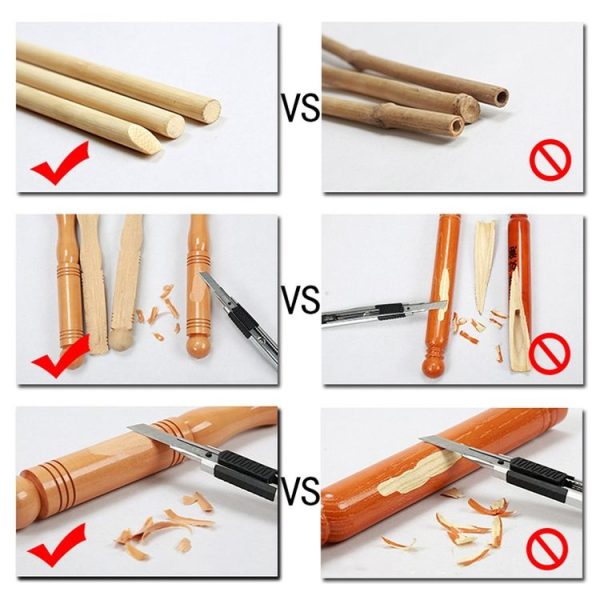Thickened Natural Feather Duster Wooden Handle Dust Duster Home Car Dust Collector (Gold) - Image 7