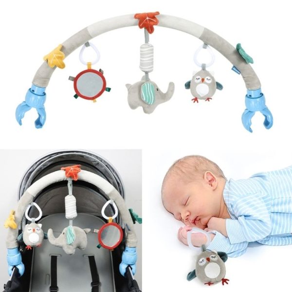 Toddler Baby Nursery Toy Bed Crib Arch Toy Cart Pendant (Little Bird) - Image 2