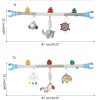 Toddler Baby Nursery Toy Bed Crib Arch Toy Cart Pendant (Little Bird) - Image 3